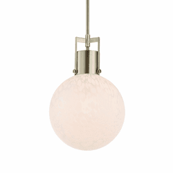 Uttermost 21609 Huch Contemporary Antique Brass Ceiling Pendant Light