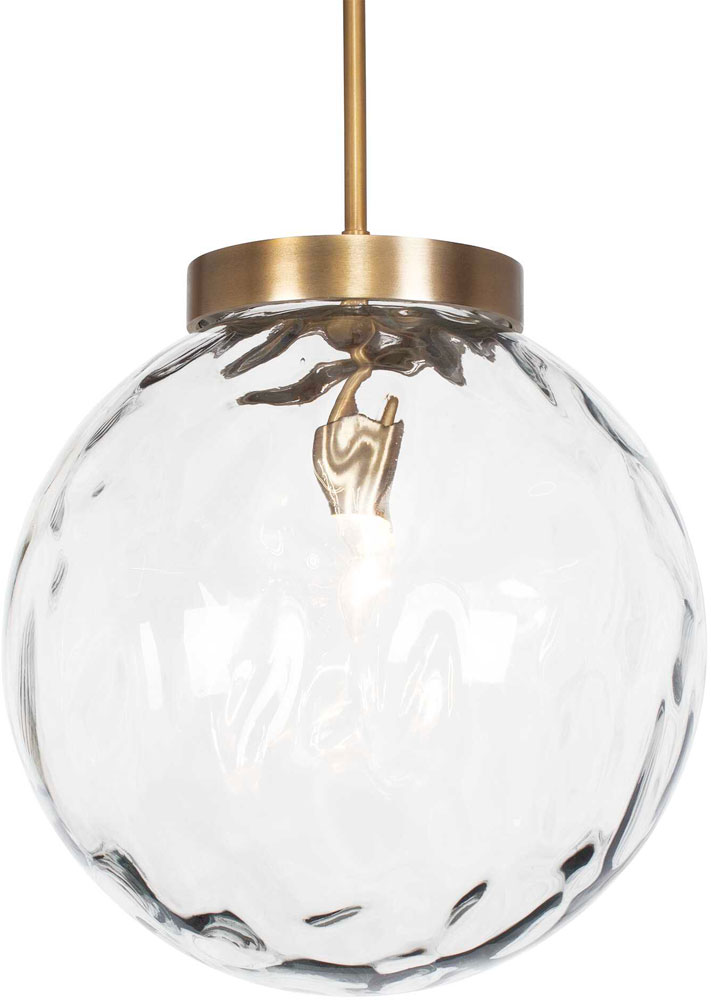 Uttermost 21622 Gaia Contemporary Antique Brass Lighting Pendant - UTT ...