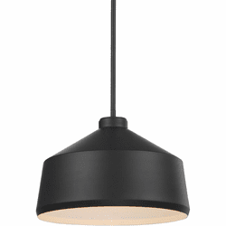 Uttermost 22179 Holgate Contemporary Matte Black Pendant Light Fixture