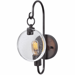 Uttermost 22520 Whitten Acid Oxidized Dark Bronze Wall Sconce