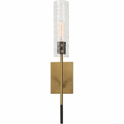 Uttermost 22553 Telesto Contemporary Brass Wall Light Sconce