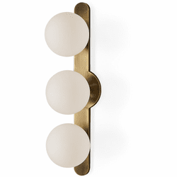 Uttermost 22559 Droplet Contemporary Antique Brass Wall Lamp