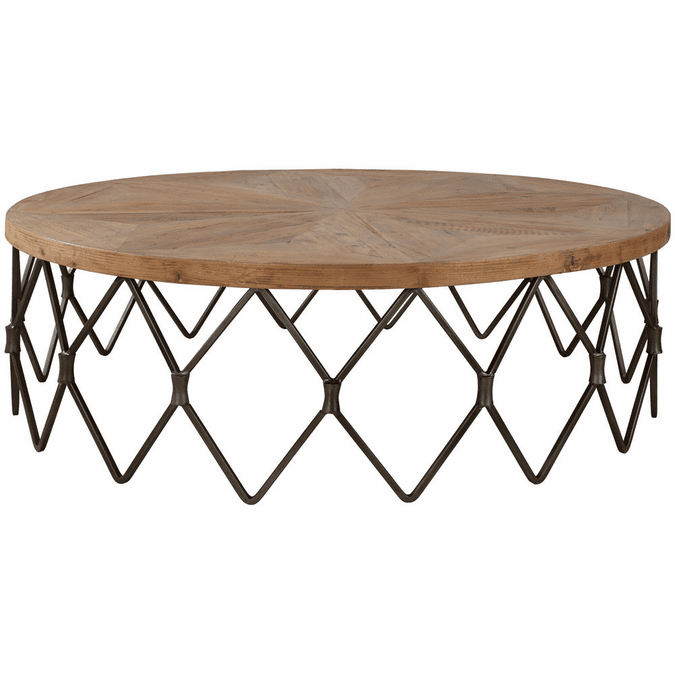 Uttermost 22998 Chain Reaction Modern Reclaimed Wood Coffee Table UTT