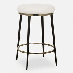 Uttermost 23897 Ensemble Modern Bar Stool