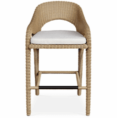 Uttermost 23935 Kavali Modern Outdoor Wicker Barstool