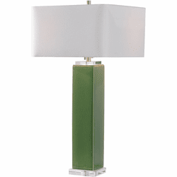 Uttermost 26410-1 Aneeza Tropical Green Table Lamp