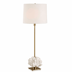 Uttermost 30608 Caronia Modern Ivory Toned Coral Sculpture Buffet Table Lamp