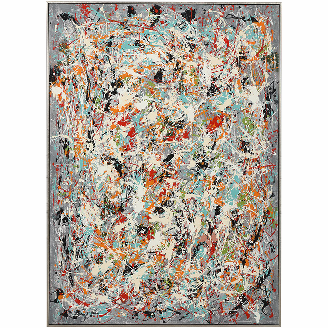 Uttermost 34379 Organized Chaos Contemporary Silver Leaf Wall Decor UTT34379