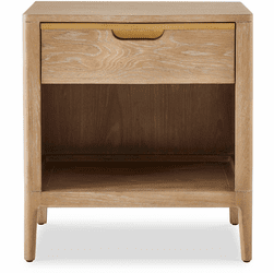 Uttermost 50165 Tabi Contemporary Wood Side Table