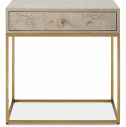 Uttermost 50174 Pembrook Modern Light Washed Side Table