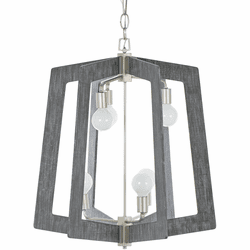 Varaluz 268F06SOG Lofty Contemporary Grey Marine Grade Pendant Hanging Light