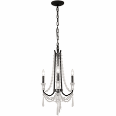 Varaluz 270C03OX Barcelona Onyx Mini Chandelier Light