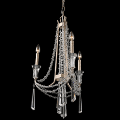 Varaluz 270C03TR Barcelona Transcend Silver Mini Ceiling Chandelier