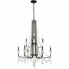 Varaluz 270C09OX Barcelona Onyx Chandelier Lighting