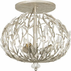 Varaluz 271S03GD Bask Gold Dust 18" Flush Mount Lighting