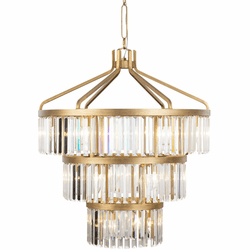 Varaluz 297P15HG Social Club Havana Gold Pendant Lighting Fixture