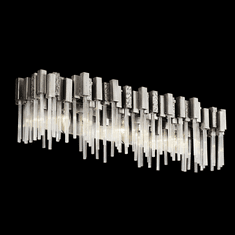 Varaluz 309B03RN Matrix Contemporary Rainy Night 3-Light Bath Wall Sconce