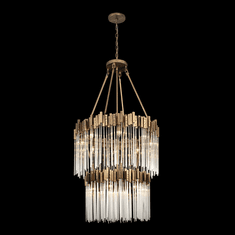 Varaluz 309C14HG Matrix Modern Havana Gold 56" Ceiling Pendant Light