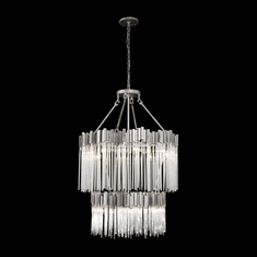 Varaluz 309C14RN Matrix Modern Rainy Night Ceiling Chandelier