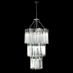 Varaluz 309C19RN Matrix Modern Rainy Night Chandelier Lighting