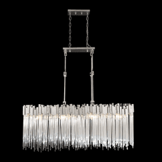 Varaluz 309N08RN Matrix Modern Rainy Night 48" Kitchen Island Light Fixture