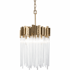 Varaluz 309P03HG Matrix Modern Havana Gold 14" Pendant Lighting