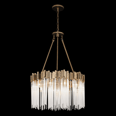 Varaluz 309P10HG Matrix Contemporary Havana Gold 30" Pendant Lamp