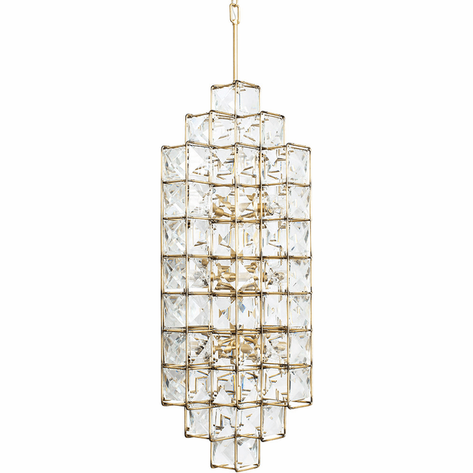 Varaluz 329F14CG Cubic Calypso Gold Entryway Light Fixture