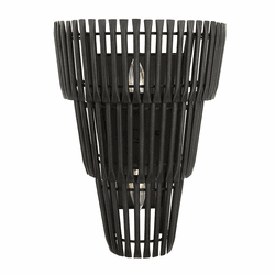 Varaluz 355W02CB Apollo Carbon Black Lighting Wall Sconce