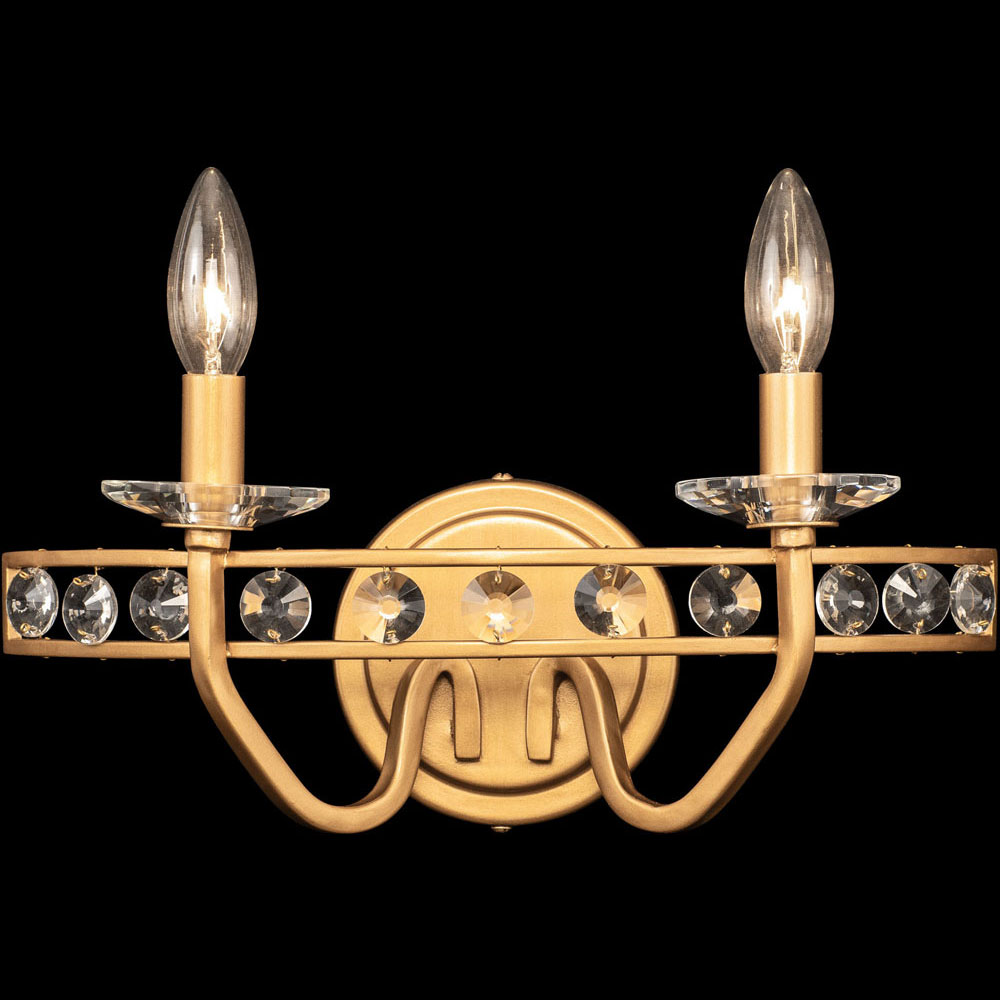Varaluz 363B02AG Monroe Modern Antique Gold 2-Light Bathroom Light ...