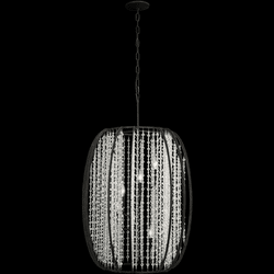 Varaluz 367F06CB Caesar Modern Carbon Foyer Lighting