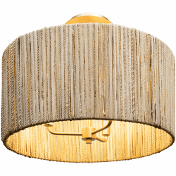 Varaluz 391S03FG Jacob's Ladder French Gold Flush Lighting