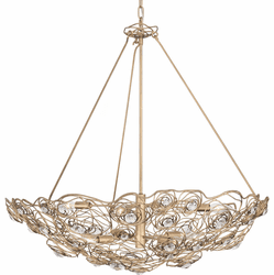 Varaluz 500P08HGOB Ethereal Rose Contemporary Havana Gold Ombre 32.5" Ceiling Light Pendant