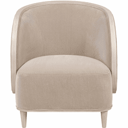 Varaluz 510CH28A Hayworth Modern Ash Blond / Mushroom Mohair Accent Chair