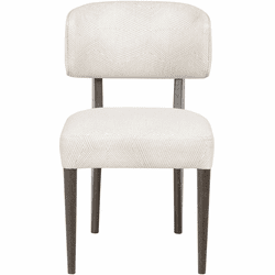 Varaluz 517CH21A Terra Modern Dark Brown Oak / Ecru Dining Chair