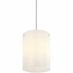 Varaluz AC1693 Swirled Contemporary Chrome Drum Pendant Lighting