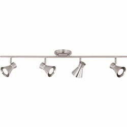 Vaxcel C0220 Alto Modern Brushed Nickel with Chrome LED Track Lighting Kit