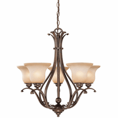 Vaxcel CH35405RBZ-B Monrovia Royal Bronze Chandelier Lighting
