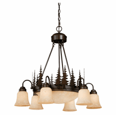 Vaxcel CH55506BBZ Yosemite Country Burnished Bronze Finish