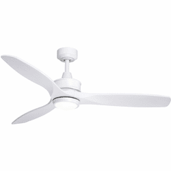 Vaxcel F0111 Curtiss Contemporary White LED Home Ceiling Fan