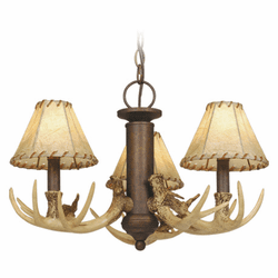 Vaxcel LK33053WP Lodge Country Weathered Patina Finish 10" Tall Fan Light Fixture