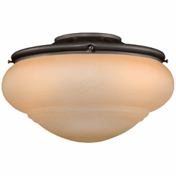 Vaxcel LK51216NB Fan Light Kit Noble Bronze Finish 6.875" Tall Outdoor Fan Light Fixture
