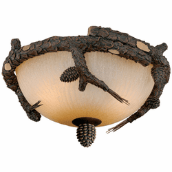 Vaxcel LK51218WP Fan Light Kit Country Weathered Patina Finish 13.75" Wide Ceiling Fan Light Fixture
