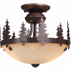 Vaxcel LK55512BBZ-C Yosemite Country Burnished Bronze LED Ceiling Fan Light Fixture