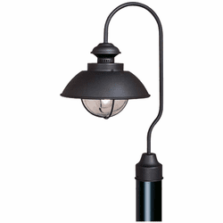 Vaxcel OP21505TB Harwich Nautical Textured Black Finish 12.75" Wide Outdoor Post Lighting
