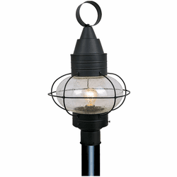 Vaxcel OP21835TB Chatham Nautical Textured Black Finish 22.5" Tall Exterior Post Light