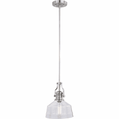 Vaxcel P0272 Beloit Contemporary Satin Nickel Mini Pendant Lighting Fixture