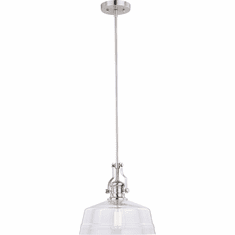 Vaxcel P0273 Beloit Modern Satin Nickel Mini Hanging Pendant Lighting