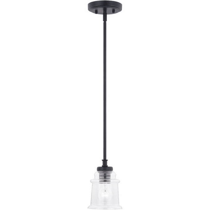 Vaxcel P0306 Toledo Modern Matte Black Mini Pendant Lighting