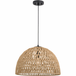 Vaxcel P0405 Nassau Modern Matte Black Pendant Lighting